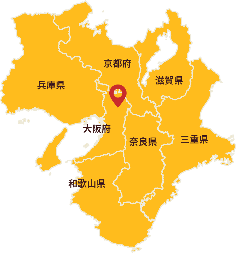 大阪府 京都府 兵庫県 滋賀県 奈良県 和歌山県 三重県